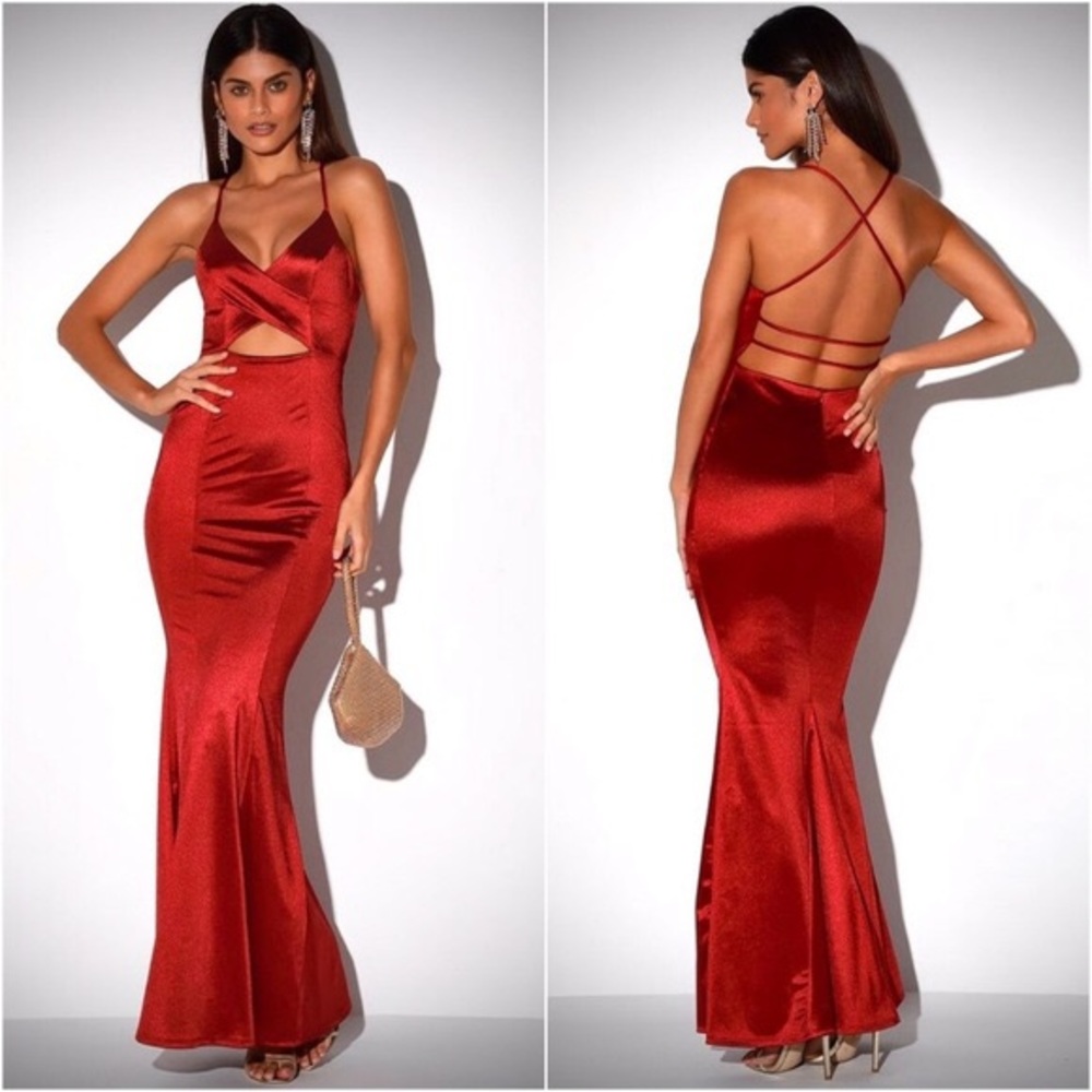 NWT Lulus Hollywood Red Dress